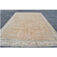 Vintage Oushak Teppich 1, 8x2, 3M, Handgewebter Im Boho Style von SPECIALDESIGNRUGS