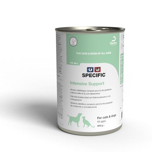 SPECIFIC® Intensive Support (F/C IN-L) 6x395 g - Alimento liquido per cani e Gatti adulti - Supporto al recupero nutrizionale - Alto Valore energetico - Alta digeribilità - DECHRA Veterinary Products von SPECIFIC