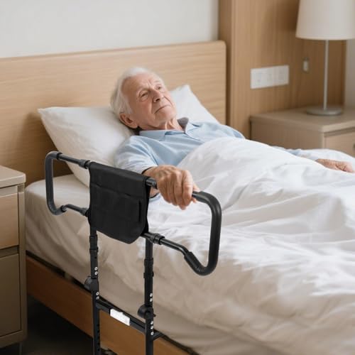 SPECILITE Bettgitter für ältere Menschen und Erwachsene, verstellbare Betthilfeschiene für Senioren, Haltegriff mit Aufbewahrungstasche, Bewegungsmelder-Licht, passend für Kingsize, Queen, Full, Twin SPECILITE Bettgitter für ältere Menschen und Erwachsene, verstellbare Betthilfeschiene für Senioren, Haltegriff mit Aufbewahrungstasche, Bewegungsmelder-Licht, passend für Kingsize, Queen, Full, Twin von SPECILITE
