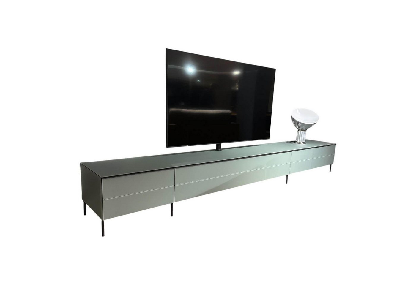 SPECTRAL Anbauschrank Lowboard Scala Lack Anthrazit Und Grau Metallgestell Schwarz SPECTRAL Anbauschrank Lowboard Scala Lack Anthrazit Und Grau Metallgestell Schwarz von SPECTRAL