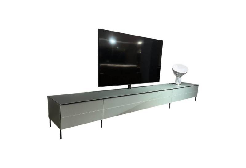 SPECTRAL Anbauschrank Lowboard Scala Lack Anthrazit Und Grau Metallgestell Schwarz von SPECTRAL