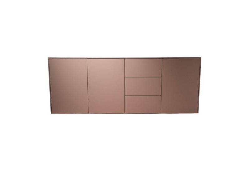 SPECTRAL Sideboard Sideboard Model 1 Smart Lack Pebble 3 Türen 3 Schubkästen von SPECTRAL