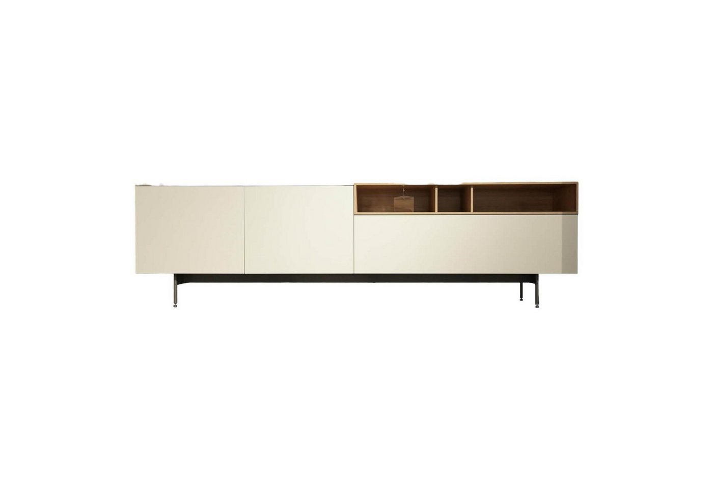 SPECTRAL Sideboard Sideboard Next Lack Snow Weiß Aufsatzregal Light Oak SPECTRAL Sideboard Sideboard Next Lack Snow Weiß Aufsatzregal Light Oak von SPECTRAL