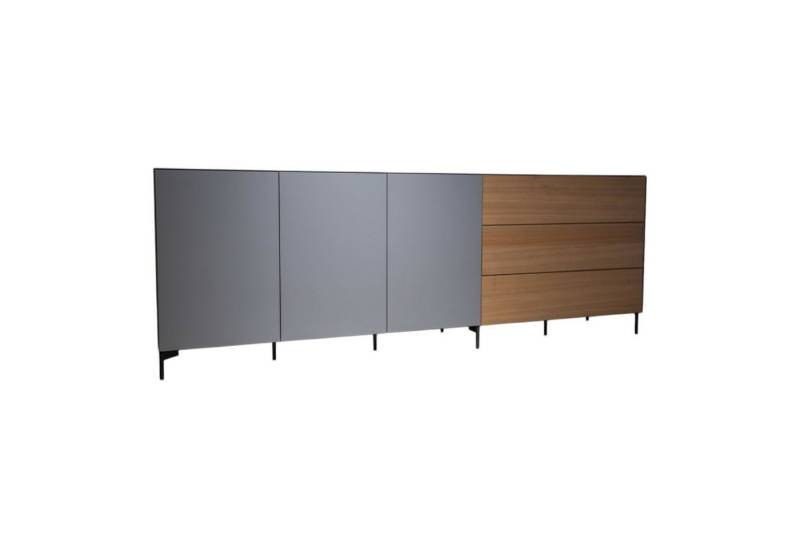 SPECTRAL Sideboard Sideboard Side Model 1 Front Fenix Grigio Antrim Grau von SPECTRAL