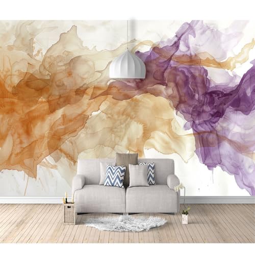 Fototapete 3D Effekt Tapete Schlafzimmer selbstklebend Abstraktes Gemälde Kurven lila beige 100x70cm Fresko Tv Tapeten Wohnzimmer Wandtapete Poster Bilder Fototapete 3D Effekt Tapete Schlafzimmer selbstklebend Abstraktes Gemälde Kurven lila beige 100x70cm Fresko Tv Tapeten Wohnzimmer Wandtapete Poster Bilder von SPECUFX