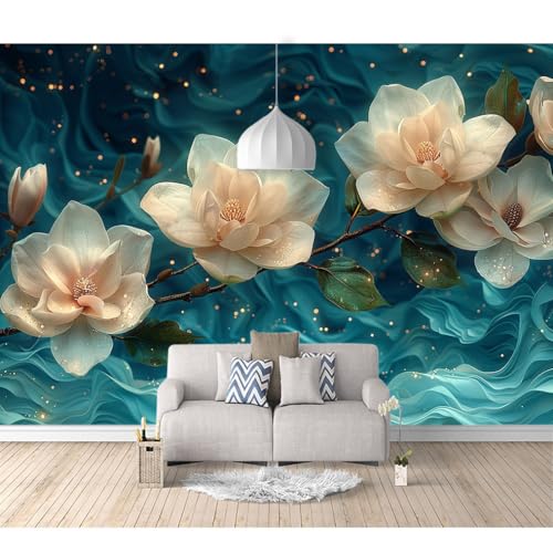 Fototapete 3D Effekt Tapete Schlafzimmer selbstklebend Riesige Blumenorchidee blau 100x70cm Fresko Tv Tapeten Wohnzimmer Wandtapete Poster Bilder Fototapete 3D Effekt Tapete Schlafzimmer selbstklebend Riesige Blumenorchidee blau 100x70cm Fresko Tv Tapeten Wohnzimmer Wandtapete Poster Bilder von SPECUFX