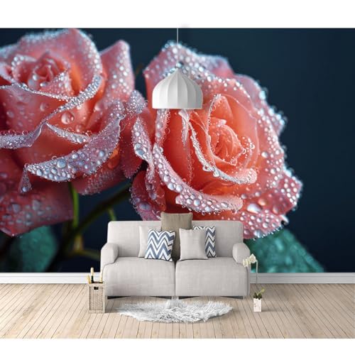 Fototapete 3D Effekt Tapeten selbstklebend Romantisches Rosa Rosa Schwarz 100x70cm Hintergrund Wohnzimmer Schlafzimmer Flur Modern Tapete Wandtapete Fototapete 3D Effekt Tapeten selbstklebend Romantisches Rosa Rosa Schwarz 100x70cm Hintergrund Wohnzimmer Schlafzimmer Flur Modern Tapete Wandtapete von SPECUFX