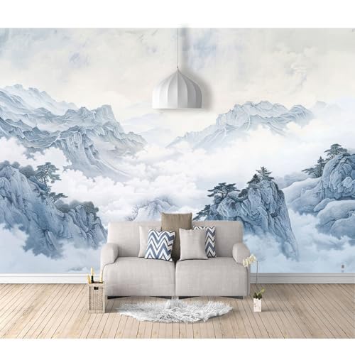 Fototapete 3D Effekt Vinyl Tapete selbstklebend Orientalische Tuschelandschaft 100x70cm Tapeten 3D Wandbilder Wohnzimmer Tv Hintergrundbild Wanddeko Fototapete 3D Effekt Vinyl Tapete selbstklebend Orientalische Tuschelandschaft 100x70cm Tapeten 3D Wandbilder Wohnzimmer Tv Hintergrundbild Wanddeko von SPECUFX