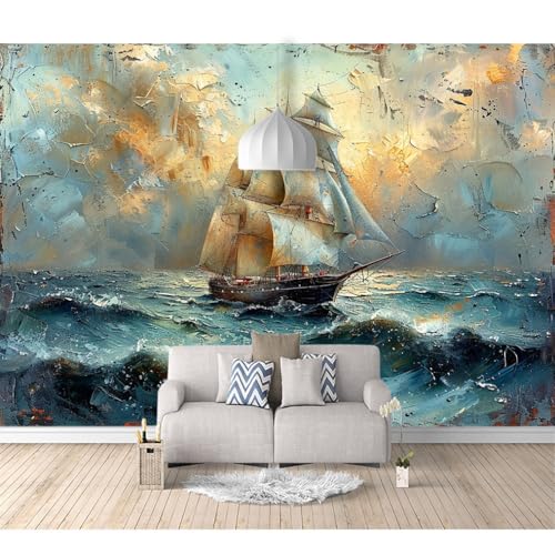 Fototapete 3D Effekt selbstklebend Abstraktes Ölgemälde Stil Segelboot 100x70cm Wohnzimmer Schlafzimmer Tapete Wandtapete Hohe Auflösung Montagefertig Fototapete 3D Effekt selbstklebend Abstraktes Ölgemälde Stil Segelboot 100x70cm Wohnzimmer Schlafzimmer Tapete Wandtapete Hohe Auflösung Montagefertig von SPECUFX