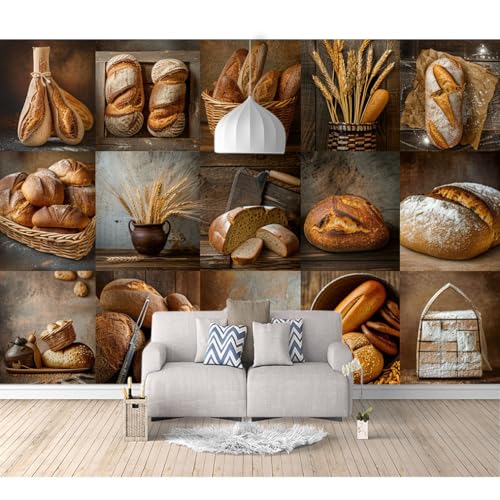 Fototapete 3D Wanddeko selbstklebend Toast-Dessert zum Thema Brot 100x70cm Wand Tapete Moderne Wohnzimmer Schlafzimmer Wanddekoration Fototapete 3D Wanddeko selbstklebend Toast-Dessert zum Thema Brot 100x70cm Wand Tapete Moderne Wohnzimmer Schlafzimmer Wanddekoration von SPECUFX