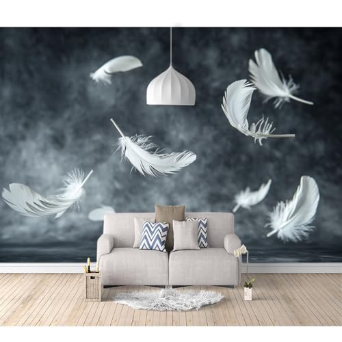 Fototapete 3D selbstklebend Schwarz-weiße Federn 100x70cm Bild Dekoration Wand-Dekor Moderne Motiv-Tapete Panorama Poster XXL Möbelfolie Fototapete 3D selbstklebend Schwarz-weiße Federn 100x70cm Bild Dekoration Wand-Dekor Moderne Motiv-Tapete Panorama Poster XXL Möbelfolie von SPECUFX