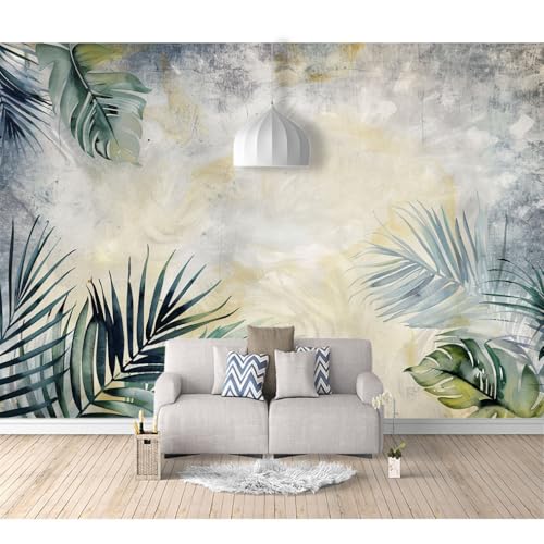 Fototapete 3D selbstklebend Schwarz-weißer Laubbeton 100x70cm Tapeten Wandtapete XXL Wanddeko Design Wand Dekoration Wohnzimmer Schlafzimmer Büro von SPECUFX