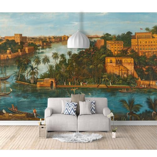 Fototapete 3D selbstklebend Vintage Wasserbau Palmenlandschaft 100x70cm Bild Dekoration Wand-Dekor Moderne Motiv-Tapete Panorama Poster XXL Möbelfolie Fototapete 3D selbstklebend Vintage Wasserbau Palmenlandschaft 100x70cm Bild Dekoration Wand-Dekor Moderne Motiv-Tapete Panorama Poster XXL Möbelfolie von SPECUFX