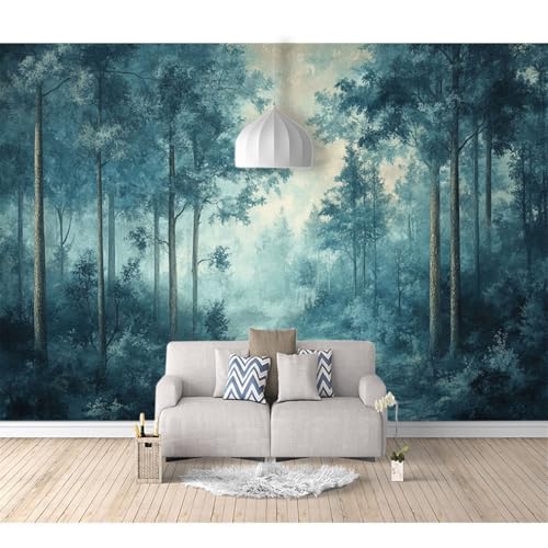 Fototapete 3D selbstklebend Waldnebellandschaft 100x70cm Bild Dekoration Wand-Dekor Moderne Motiv-Tapete Panorama Poster XXL Möbelfolie von SPECUFX