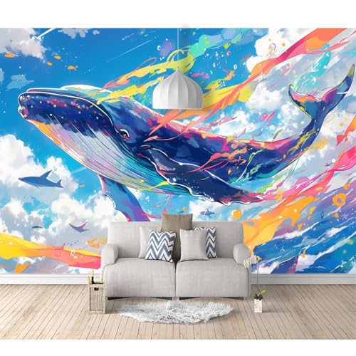 Fototapete 3D selbstklebend Wale sind wunderschöne Meerestiere 100x70cm Bild Dekoration Wand-Dekor Moderne Motiv-Tapete Panorama Poster XXL Möbelfolie Fototapete 3D selbstklebend Wale sind wunderschöne Meerestiere 100x70cm Bild Dekoration Wand-Dekor Moderne Motiv-Tapete Panorama Poster XXL Möbelfolie von SPECUFX