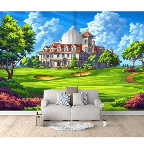 Fototapete 3d Effekt Tapete Raumerweiterung selbstklebend Aquarell Architektur Landschaft Baum 100x70cm Dreidimensionale Großes Wandbild Wohnzimmer Esszimmer TV Sofa Hintergrund Fototapete 3d Effekt Tapete Raumerweiterung selbstklebend Aquarell Architektur Landschaft Baum 100x70cm Dreidimensionale Großes Wandbild Wohnzimmer Esszimmer TV Sofa Hintergrund von SPECUFX