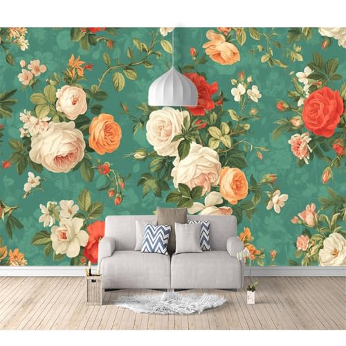 Fototapete 3d Effekt Tapete Raumerweiterung selbstklebend Cyan Blütenblätter 100x70cm Dreidimensionale Großes Wandbild Wohnzimmer Esszimmer TV Sofa Hintergrund Fototapete 3d Effekt Tapete Raumerweiterung selbstklebend Cyan Blütenblätter 100x70cm Dreidimensionale Großes Wandbild Wohnzimmer Esszimmer TV Sofa Hintergrund von SPECUFX