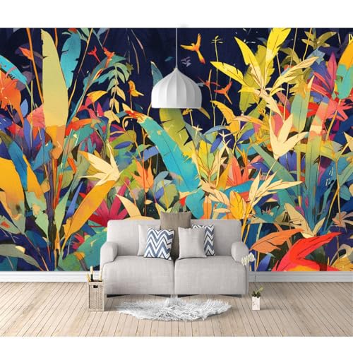 Fototapete selbstklebend Buntes abstraktes Blattpflanzen-Aquarell 100x70cm Tapeten Wandtapete XXL Wanddeko Design Wand Dekoration Wohnzimmer Schlafzimmer Büro Flur 3D Effekt Fototapete selbstklebend Buntes abstraktes Blattpflanzen-Aquarell 100x70cm Tapeten Wandtapete XXL Wanddeko Design Wand Dekoration Wohnzimmer Schlafzimmer Büro Flur 3D Effekt von SPECUFX