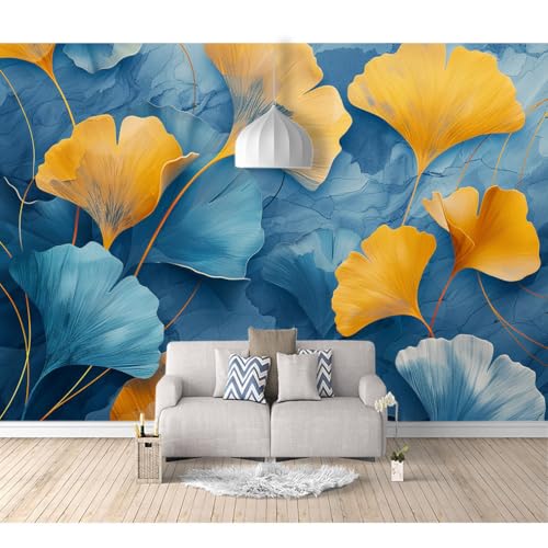 Fototapete selbstklebend Ginkgo biloba blau 100x70cm Motiv Tapete Wandtapete XXL Wanddeko Design Mustertapete Wand Dekoration Wohnzimmer Schlafzimmer Büro Flur Fototapete selbstklebend Ginkgo biloba blau 100x70cm Motiv Tapete Wandtapete XXL Wanddeko Design Mustertapete Wand Dekoration Wohnzimmer Schlafzimmer Büro Flur von SPECUFX