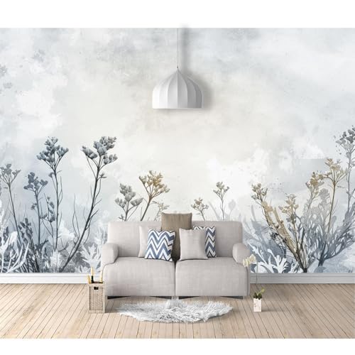 Fototapete selbstklebend Minimalistische Aquarellblumen weiß-grau 100x70cm Motiv Tapete Wandtapete XXL Wanddeko Design Mustertapete Wand Dekoration Wohnzimmer Schlafzimmer Büro Flur Fototapete selbstklebend Minimalistische Aquarellblumen weiß-grau 100x70cm Motiv Tapete Wandtapete XXL Wanddeko Design Mustertapete Wand Dekoration Wohnzimmer Schlafzimmer Büro Flur von SPECUFX