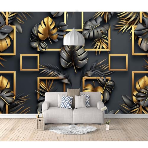Fototapete selbstklebend Nordisches geometrisches Blatt goldblau 100x70cm Motiv Tapete Wandtapete XXL Wanddeko Design Mustertapete Wand Dekoration Wohnzimmer Schlafzimmer Büro Flur Fototapete selbstklebend Nordisches geometrisches Blatt goldblau 100x70cm Motiv Tapete Wandtapete XXL Wanddeko Design Mustertapete Wand Dekoration Wohnzimmer Schlafzimmer Büro Flur von SPECUFX
