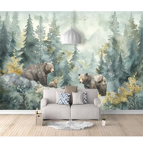 Tapeten Poster 3D selbstklebend Aquarell Waldtier Braunbär 100x70cm Restaurant Dekoratives Fototapete 3d Effekt Tapete Wohnzimmer Schlafzimmer Hintergrundbild Tapeten Poster 3D selbstklebend Aquarell Waldtier Braunbär 100x70cm Restaurant Dekoratives Fototapete 3d Effekt Tapete Wohnzimmer Schlafzimmer Hintergrundbild von SPECUFX