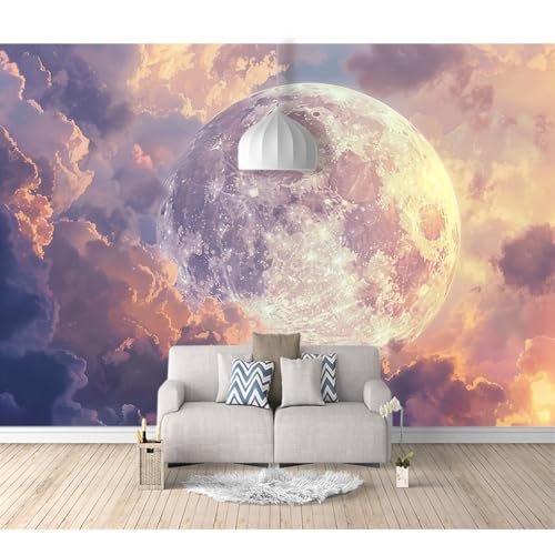 Tapeten Poster 3D selbstklebend Fantasie farbige Wolken Mond 100x70cm Restaurant Dekoratives Fototapete 3d Effekt Tapete Wohnzimmer Schlafzimmer Hintergrundbild Tapeten Poster 3D selbstklebend Fantasie farbige Wolken Mond 100x70cm Restaurant Dekoratives Fototapete 3d Effekt Tapete Wohnzimmer Schlafzimmer Hintergrundbild von SPECUFX