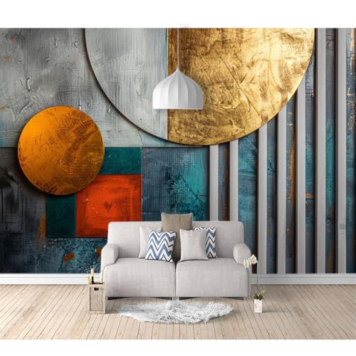 Tapeten Poster 3D selbstklebend Geometrische Vintage-Farbe, abstrakter Minimalismus 100x70cm Restaurant Dekoratives Fototapete 3d Effekt Tapete Wohnzimmer Schlafzimmer Hintergrundbild Tapeten Poster 3D selbstklebend Geometrische Vintage-Farbe, abstrakter Minimalismus 100x70cm Restaurant Dekoratives Fototapete 3d Effekt Tapete Wohnzimmer Schlafzimmer Hintergrundbild von SPECUFX