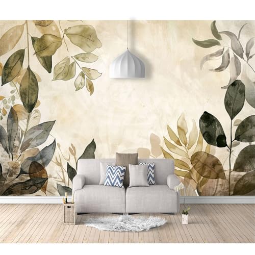 Tapeten Poster 3D selbstklebend Vintage Blätter beige Pflanze 100x70cm Restaurant Dekoratives Fototapete 3d Effekt Tapete Wohnzimmer Schlafzimmer Hintergrundbild Tapeten Poster 3D selbstklebend Vintage Blätter beige Pflanze 100x70cm Restaurant Dekoratives Fototapete 3d Effekt Tapete Wohnzimmer Schlafzimmer Hintergrundbild von SPECUFX