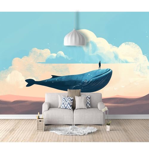 Wandtapete 3D Effekt selbstklebend Karikatur Wal Meerestiere 100x70cm Wohnzimmer Sofa Tv Hintergrund Tapete Moderne Kunst Fototapete Wandbild Schlafzimmer Wandtapete 3D Effekt selbstklebend Karikatur Wal Meerestiere 100x70cm Wohnzimmer Sofa Tv Hintergrund Tapete Moderne Kunst Fototapete Wandbild Schlafzimmer von SPECUFX