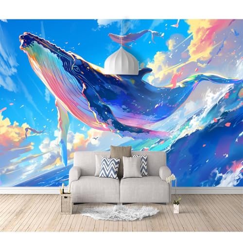 Wandtapete 3D Effekt selbstklebend Wale sind wunderschöne Meerestiere 100x70cm Wohnzimmer Sofa Tv Hintergrund Tapete Moderne Kunst Fototapete Wandbild Schlafzimmer Wandtapete 3D Effekt selbstklebend Wale sind wunderschöne Meerestiere 100x70cm Wohnzimmer Sofa Tv Hintergrund Tapete Moderne Kunst Fototapete Wandbild Schlafzimmer von SPECUFX