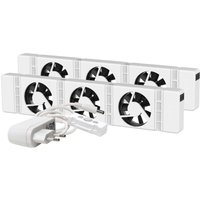 Speedcomfort - Heizkörper-Ventilator Duo-Set - geeignet für Heizkörper und Konvektoren von 75-120 cm Länge von SPEEDCOMFORT