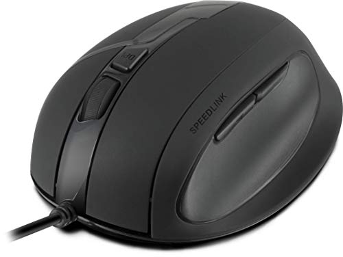 Speedlink OBSIDIA Ergonomic Mouse mit USB Anschluss - Ergonomische Maus - schwarz von Speedlink
