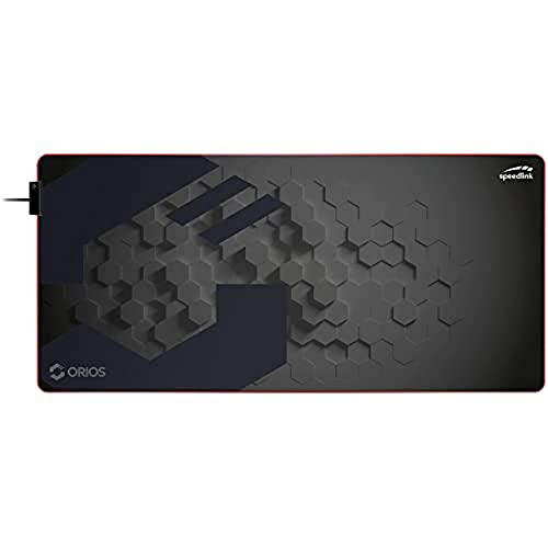Speedlink ORIOS LED Gaming Mousepad - beleuchtetes Gaming-Mauspad mit USB-Anschluss von Speedlink
