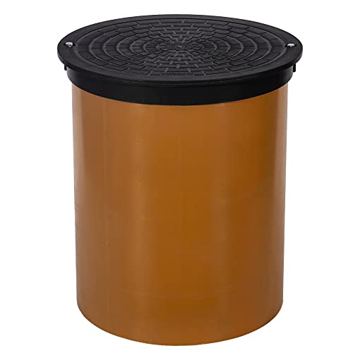 Schachtverlängerung kg Rohr dn 400 0,5m - Schachtabdeckung Kunststoff Kanaldeckel Schwarz - Sickerschacht KG Rohr Kontrollschacht Schachtverlängerung kg Rohr dn 400 0,5m - Schachtabdeckung Kunststoff Kanaldeckel Schwarz - Sickerschacht KG Rohr Kontrollschacht von SPEEDPLANT