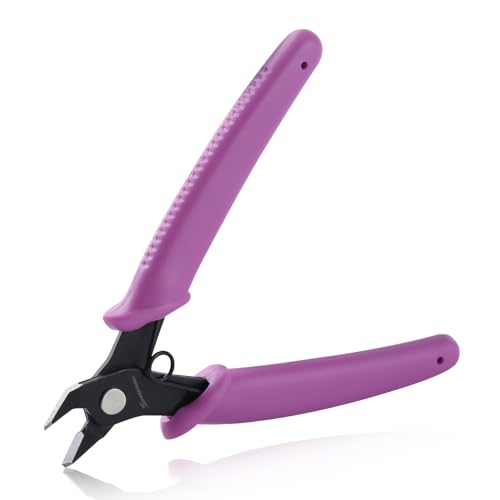 SPEEDWOX 11,4 cm Bündigschneider für die Schmuckherstellung Präzisionselektronik Bündigschneider Seitenschneider Basteldrahtschneider zum Basteln Mikrodrahtschneider Kleine Schere für weiche Drähte SPEEDWOX 11,4 cm Bündigschneider für die Schmuckherstellung Präzisionselektronik Bündigschneider Seitenschneider Basteldrahtschneider zum Basteln Mikrodrahtschneider Kleine Schere für weiche Drähte von SPEEDWOX