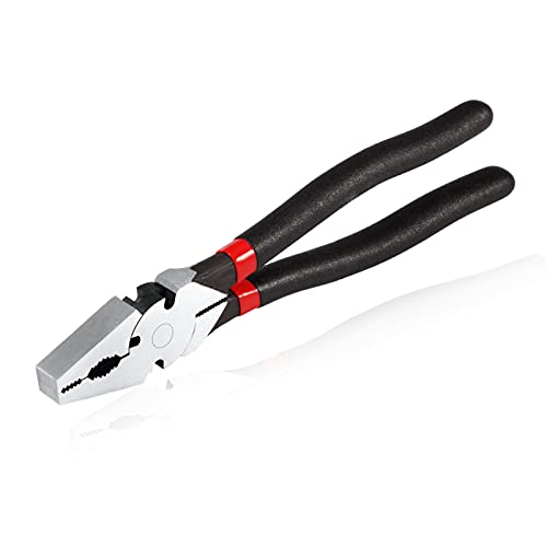 SPEEDWOX 25,4 cm Vierkantzaunzange, hohe Hebelwirkung, Linemanszange mit Scheren-Drahtschneider, Mehrzweck-Zaunwerkzeug von SPEEDWOX