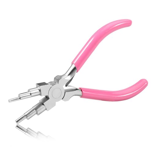 SPEEDWOX 6-in-1-Zange, Schmuckbügelzange, Drahtschlaufenzange für 3 mm bis 9 mm Schlaufen und Biegeringe von SPEEDWOX