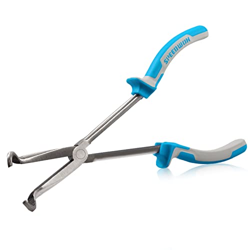 SPEEDWOX Lange Reichweite Schlauchgriff Zange 11 Zoll Kreiszange Wellenschliff Ring Nasenzange für Mechaniker Techniker Bauunternehmer Hochleistungs-Profiwerkzeug Rutschfester TPR Griff SPEEDWOX Lange Reichweite Schlauchgriff Zange 11 Zoll Kreiszange Wellenschliff Ring Nasenzange für Mechaniker Techniker Bauunternehmer Hochleistungs-Profiwerkzeug Rutschfester TPR Griff von SPEEDWOX