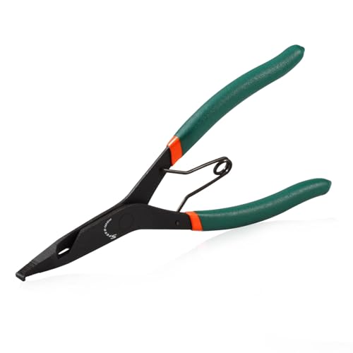 SPEEDWOX Lockringzange für Getriebe, 22,9 cm (9 Zoll), flache Nasen-Haltringzange mit schwarzem Oxid-Finish von SPEEDWOX