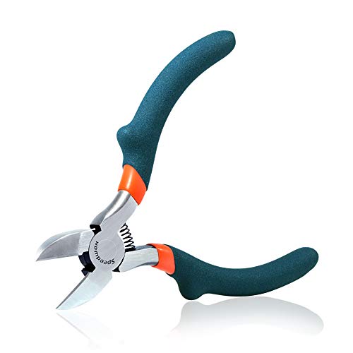 SPEEDWOX Mini Diagonal Pliers Thin Precision Wire Cutters 4-1/2 Inch Convex Shoulder Small Plastic Nippers Micro Side Cutter Side Cutting Fine Plier Jewelry Making Professional Beading Hobby Craft SPEEDWOX Mini Diagonal Pliers Thin Precision Wire Cutters 4-1/2 Inch Convex Shoulder Small Plastic Nippers Micro Side Cutter Side Cutting Fine Plier Jewelry Making Professional Beading Hobby Craft von SPEEDWOX