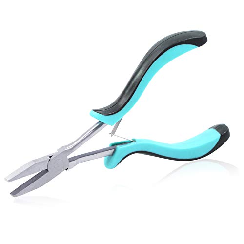 SPEEDWOX Mini-Flachzange, lange Reichweite, flache Spitzzange für Schmuckherstellung, 15,2 cm, glatte Backen, Präzisions-Perlenwerkzeug SPEEDWOX Mini-Flachzange, lange Reichweite, flache Spitzzange für Schmuckherstellung, 15,2 cm, glatte Backen, Präzisions-Perlenwerkzeug von SPEEDWOX