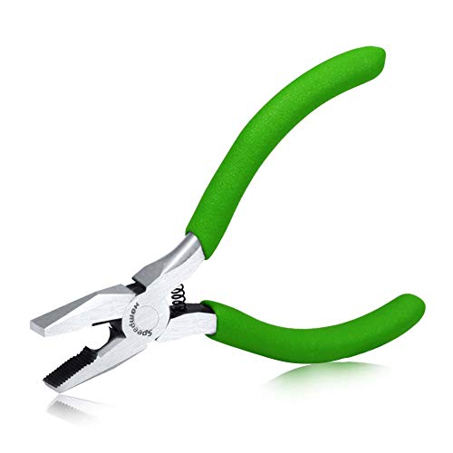 SPEEDWOX Mini Lineman's Pliers with Wire Cutter 4-1/2 Inch Multi Use Combination Plier Thin Small Side Cutters Serrated Jaw Micro Linesman Plier Precision Fine Jewelry Making Plier Beading Hobby Craft von SPEEDWOX
