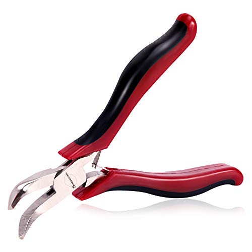 SPEEDWOX Mini-Spitzzange für Schmuck, Mikro-Kettennase, funktionelle Spitzzange mit Feder, Profi-Werkzeug, 45 Grad, gebogen, Chrom-Vanadium-Stahl, 10,8 cm SPEEDWOX Mini-Spitzzange für Schmuck, Mikro-Kettennase, funktionelle Spitzzange mit Feder, Profi-Werkzeug, 45 Grad, gebogen, Chrom-Vanadium-Stahl, 10,8 cm von SPEEDWOX