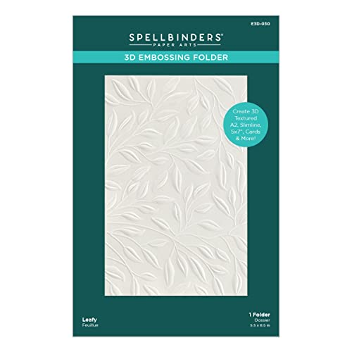 Spellbinders 3D Embossing Folder 5.5"X8.5"-Leafy -E3D030 Spellbinders 3D Embossing Folder 5.5"X8.5"-Leafy -E3D030 von Spellbinders