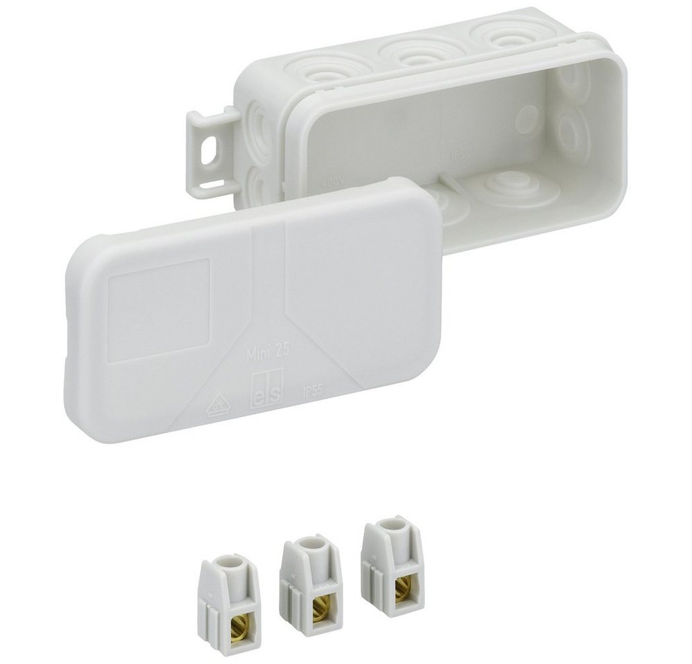 SPELSBERG Verteilerbox Spelsberg 31040801 Verbindungsdose (L x B x H) 89 x 43 x 38 mm Grau IP von SPELSBERG