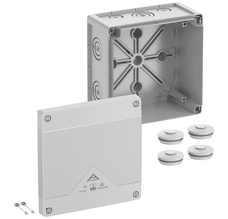 SPELSBERG Verteilerbox Spelsberg 41040001 Abzweigkasten (L x B x H) 152 x 152 x 85 mm Grau IP von SPELSBERG