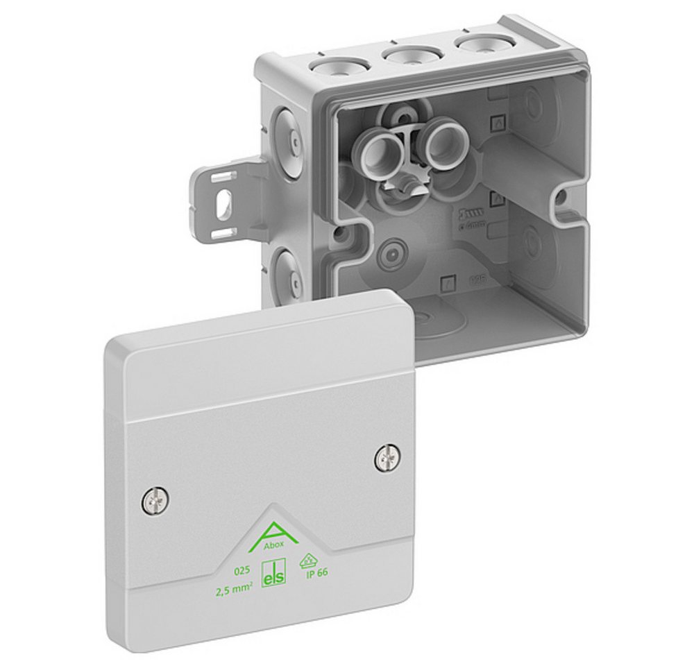 SPELSBERG Verteilerbox Spelsberg 80240188 Verbindungsdose (L x B x H) 87 x 87 x 52 mm Grau I von SPELSBERG