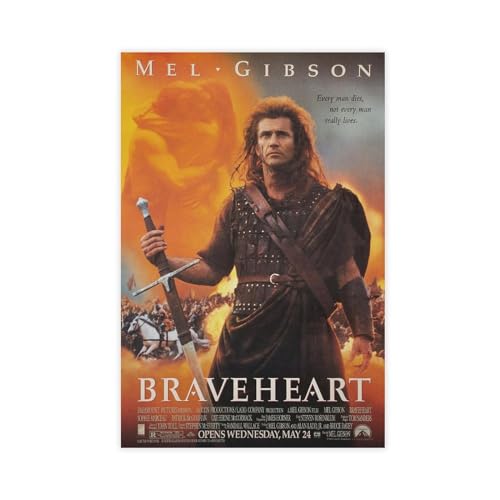 Braveheart – Film-TV-Show, klassisches Poster, Leinwand, Poster, Schlafzimmer, Dekoration, Sport, Landschaft, Büro, Raumdekoration, Geschenk, ungerahmt, 60 x 90 cm Braveheart – Film-TV-Show, klassisches Poster, Leinwand, Poster, Schlafzimmer, Dekoration, Sport, Landschaft, Büro, Raumdekoration, Geschenk, ungerahmt, 60 x 90 cm von SPERKY