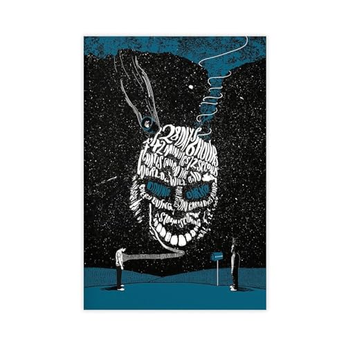Donnie Darko Poster auf Leinwand, Schlafzimmer, Dekoration, Sport, Landschaft, Büro, Raumdekoration, Geschenk, ungerahmt, 30 x 45 cm von SPERKY